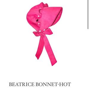 Beatrice Bonnet Hot Pink Corduroy